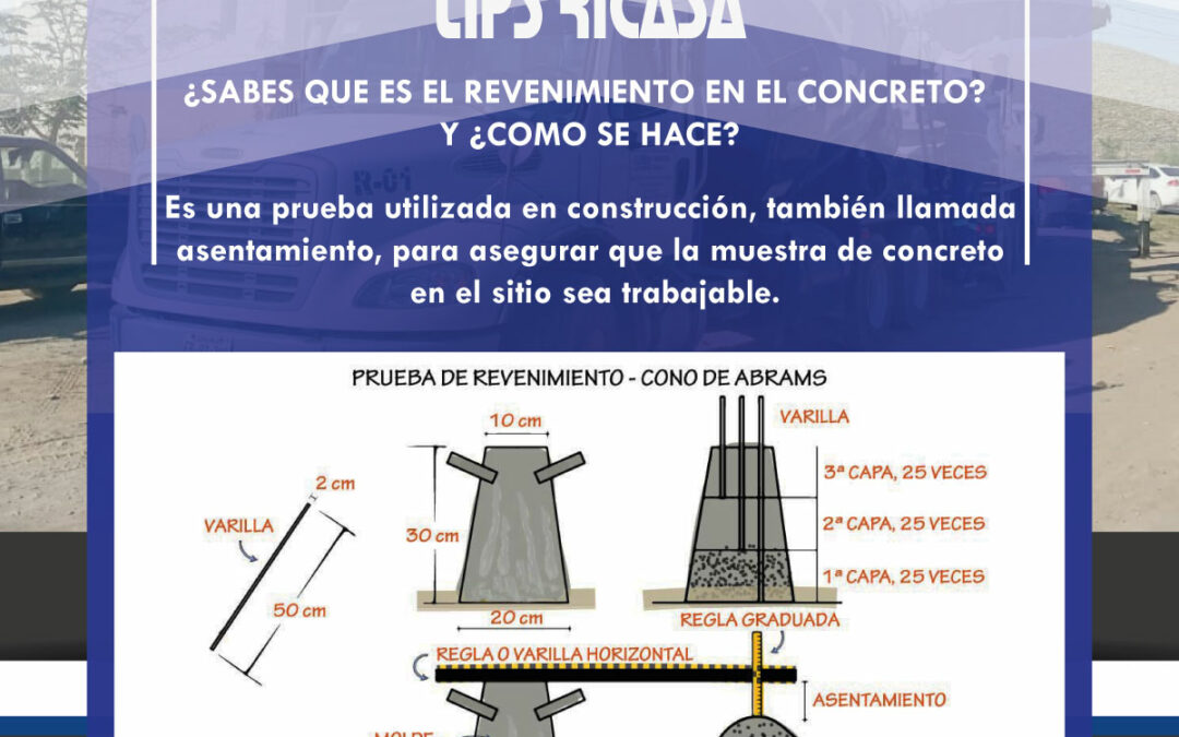 ¿Sabes que es el revenimiento en el concreto?