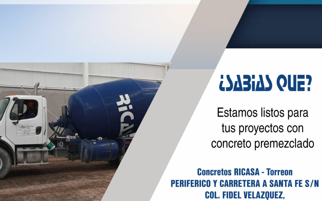 Listos para atender tus proyectos con Concreto Premezclado