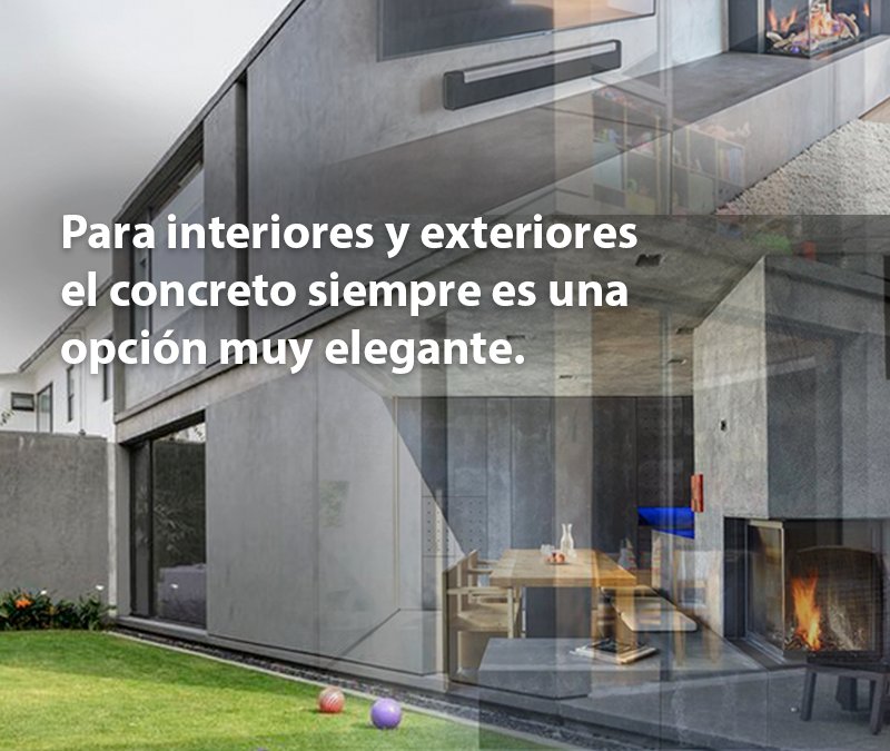 INTERIORES Y EXTERIORES DE CONCRETO